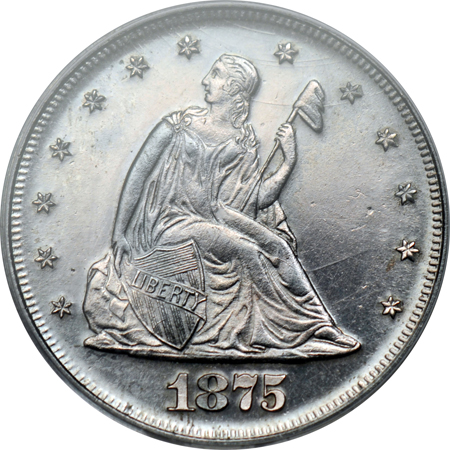 1875 PCGS PF-62.