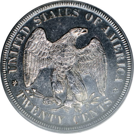 1875 PCGS PF-62.