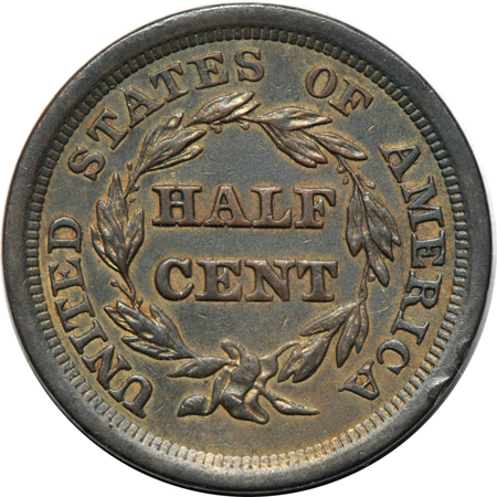 Six half-cents.