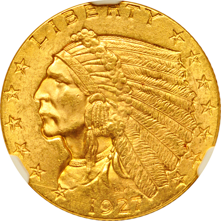 1927 NGC MS-64 CAC.