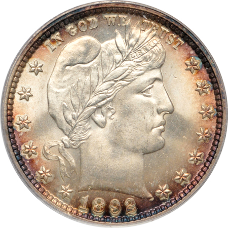 1892 PCGS MS-67.