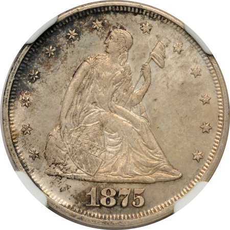 1875 NGC MS-63.