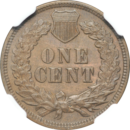 1871 NGC AU-58BN.