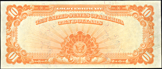 1907 $10.00.  AU.