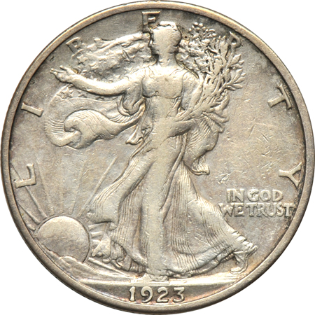 Walking Liberty half-dollar collection in a Dansco 7160 album.