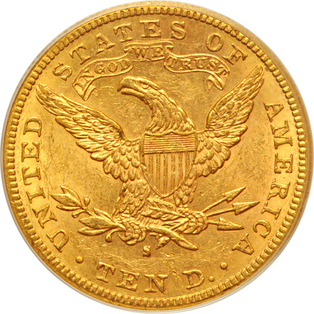 1883-S PCGS AU-58.