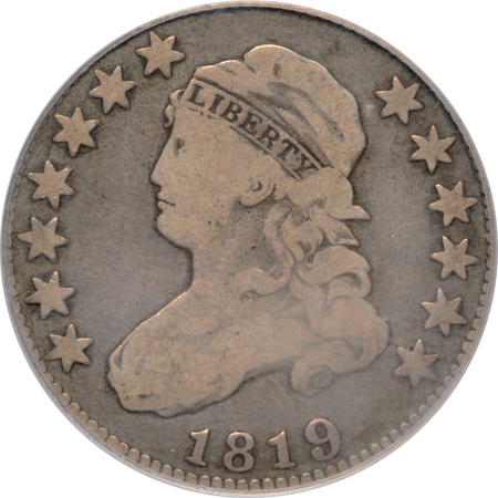 1819 (B-2, R.3) Large 9 PCGS VG-10.