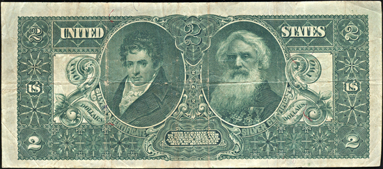 1896 $2.00.  VF.