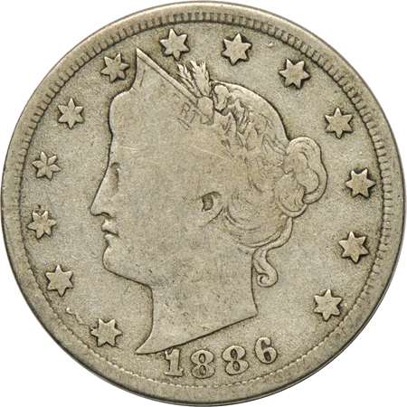 Collection of Liberty Head nickels 1883 No Cents through 1912-S in a Whitman 9407 album.