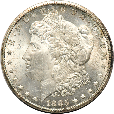 Collection of Morgan dollars 1878 through 1890-S, plus three extra 1878 varieties in a Dansco 7178 album.