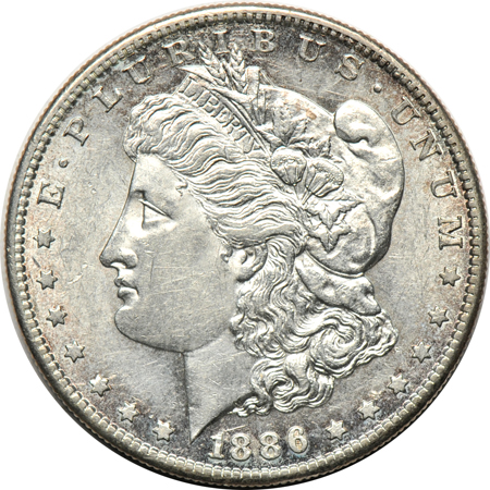 Collection of Morgan dollars 1878 through 1890-S, plus three extra 1878 varieties in a Dansco 7178 album.