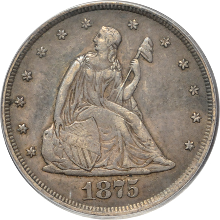 1875-CC PCGS XF-40.