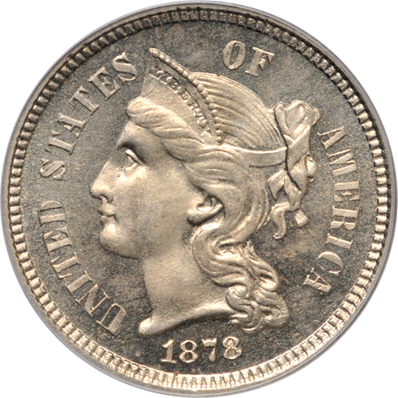 1878 PCGS PF-64CAM.