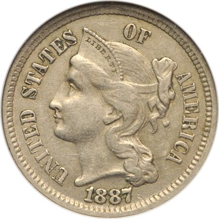 1887 ANACS XF-45.