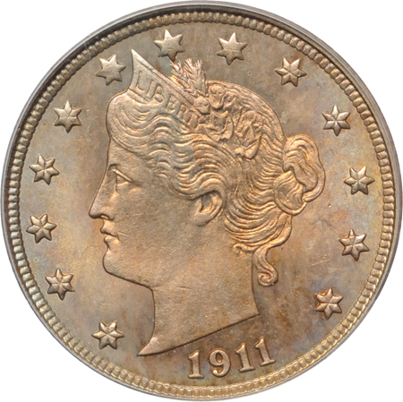 1907 and 1911, both PCGS MS-64.