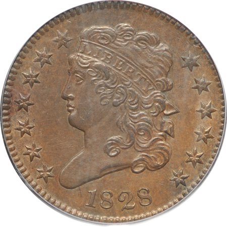 1828 (C-3) 13 Stars, and an 1832 (C-2), both PCGS MS-63BN.