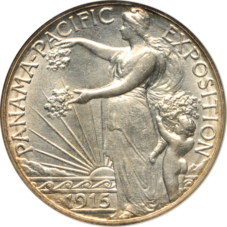 1915-S Pan Pacific NGC MS-63.