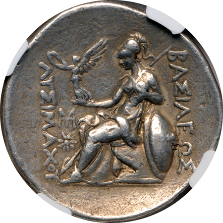 Greece - Silver Tetradrachm, Lysimachus (305 - 281 BC) Kingdom of Thrace NGC Choice VF (star).