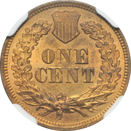 1869/69 (FS-301) NGC MS-64 RB.