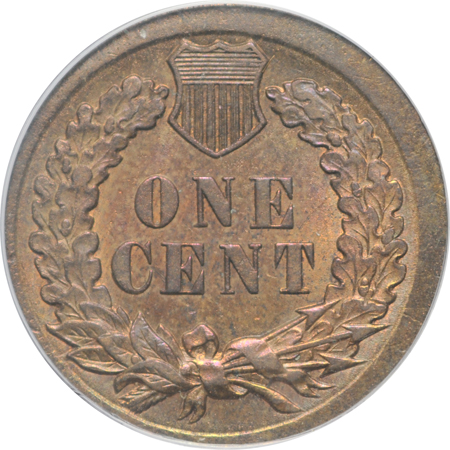 1891 Broadstruck on T-1 planchet PCGS MS-62BN.