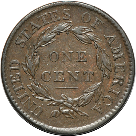 Five large-cents dated 1818 through 1822.