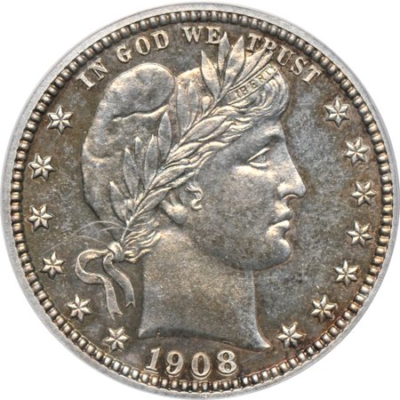 1908 PCGS PF-64.