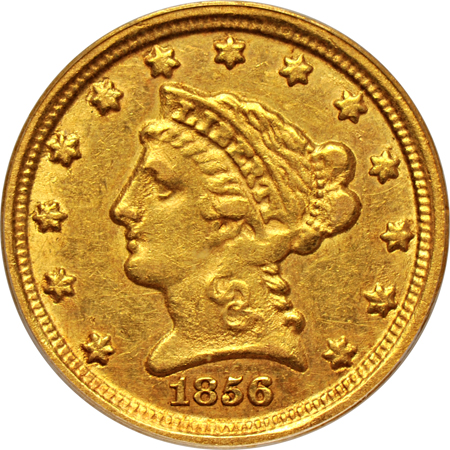 1856-D PCGS AU-55.