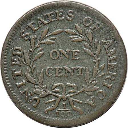 1796 reverse of 1795 (S-97, R.3+) Fine.