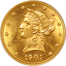 1901-S PCGS MS-65.