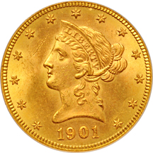 1901-S PCGS MS-65.