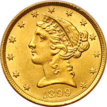 1899 PCGS MS-62.