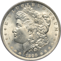 1890 PCGS MS-65.