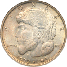 1936 Elgin, and a 1936 Lynchburg, both PCGS MS-66 (green label).