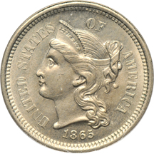 Thirty-three three-cent nickel varieties.