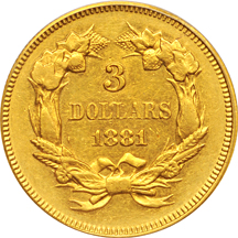 1881 PCGS AU-53.