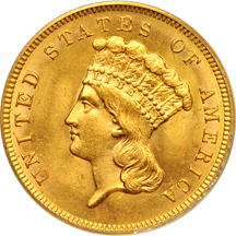 1889 PCGS MS-64.