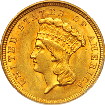 1854 PCGS AU-58.