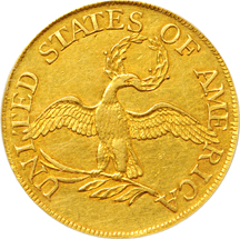 1795 Small Eagle. ANACS AU-50.