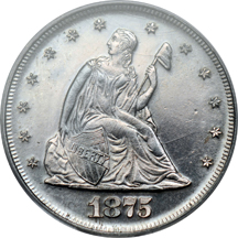 1875 PCGS PF-62.