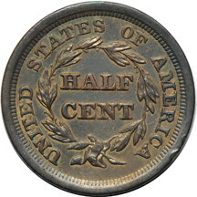 Six half-cents.