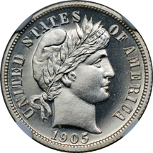 1905 NGC PF-67 CAMEO.