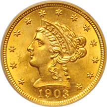 1903 PCGS MS-64.