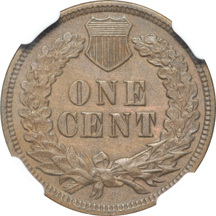 1871 NGC AU-58BN.