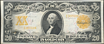 1906 $20.00.  VF.