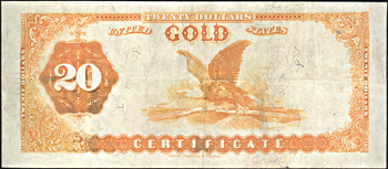 1882 $20.00.  VF.