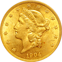 Two 1904 PCGS MS-63.