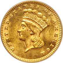 1874 PCGS MS-63.