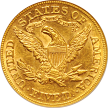 1879 PCGS AU-58.