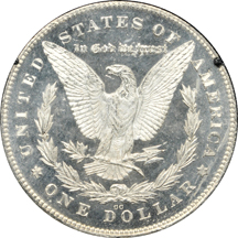 1880/79-CC, reverse of 1878 (VAM-4), GSA ANACS MS-63 Cameo/DMPL.