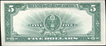 1923 $5.00.  CU.